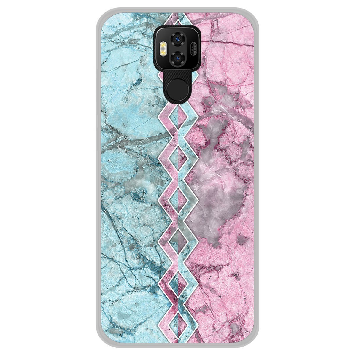 Funda Gel Tpu para Ulefone Power 6 diseño Mármol 08 Dibujos