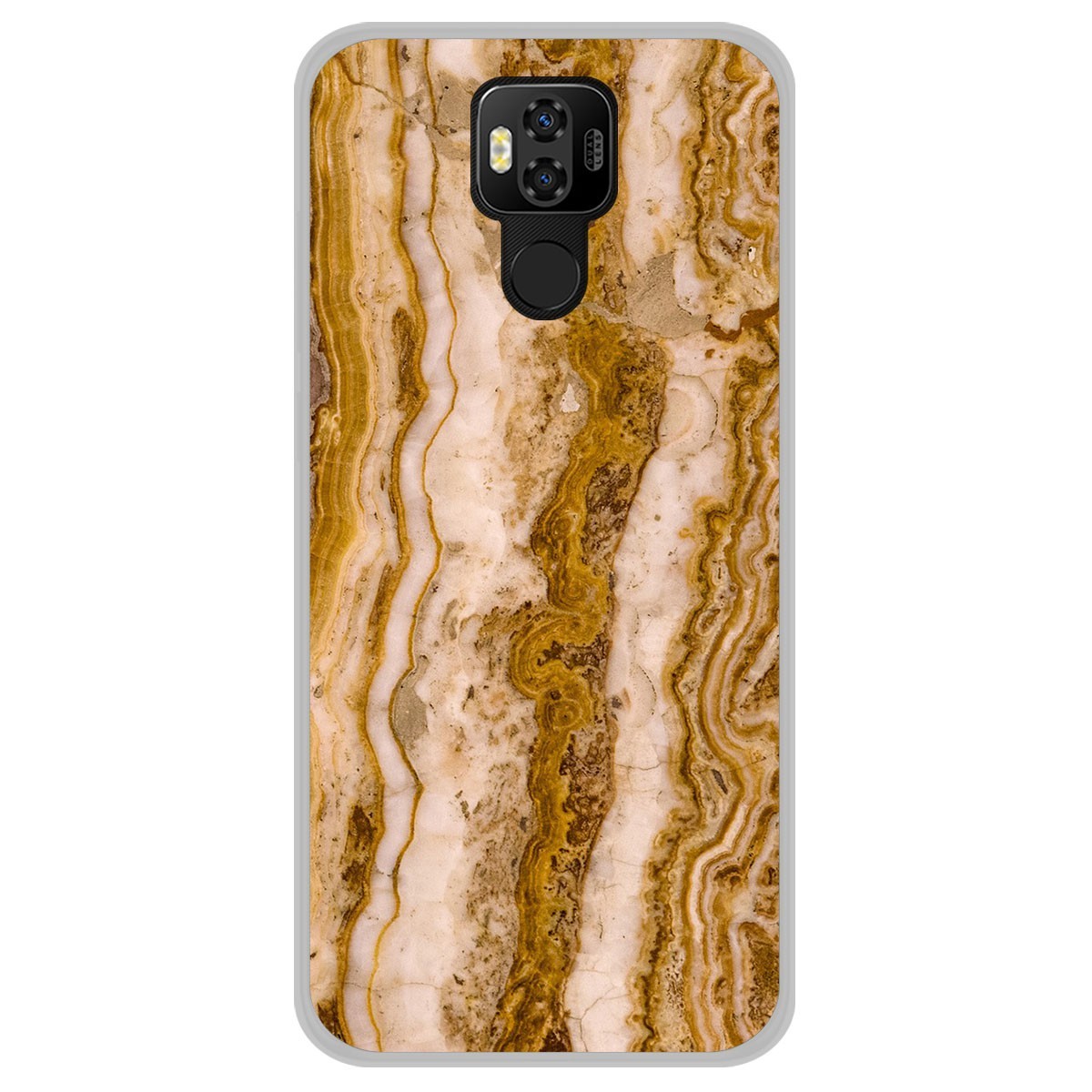 Funda Gel Tpu para Ulefone Power 6 diseño Mármol 10 Dibujos