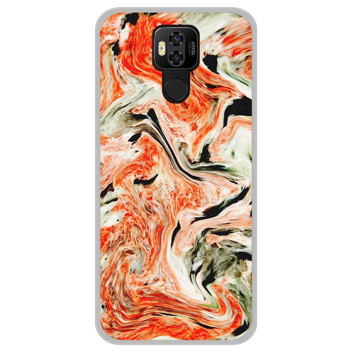 Funda Gel Tpu para Ulefone Power 6 diseño Mármol 12 Dibujos