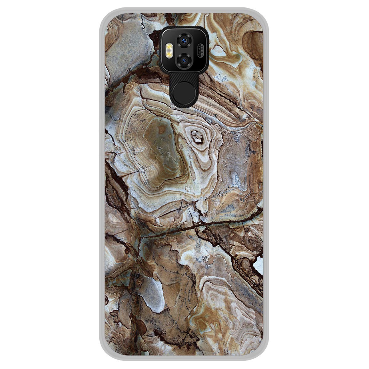 Funda Gel Tpu para Ulefone Power 6 diseño Mármol 14 Dibujos
