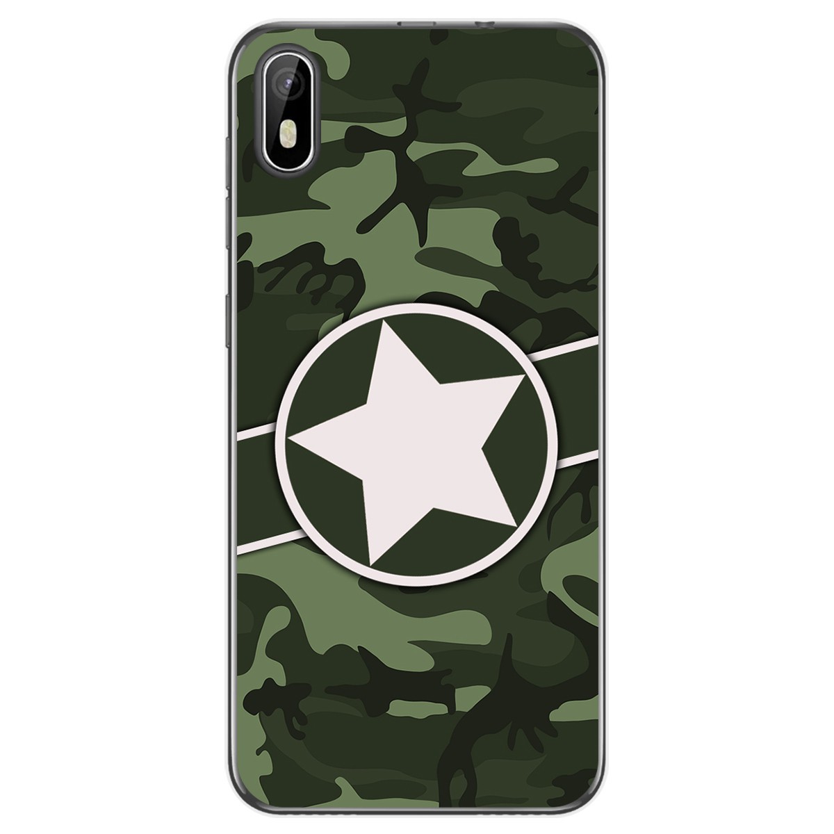Funda Gel Tpu para Cubot J5 diseño Camuflaje 01 Dibujos