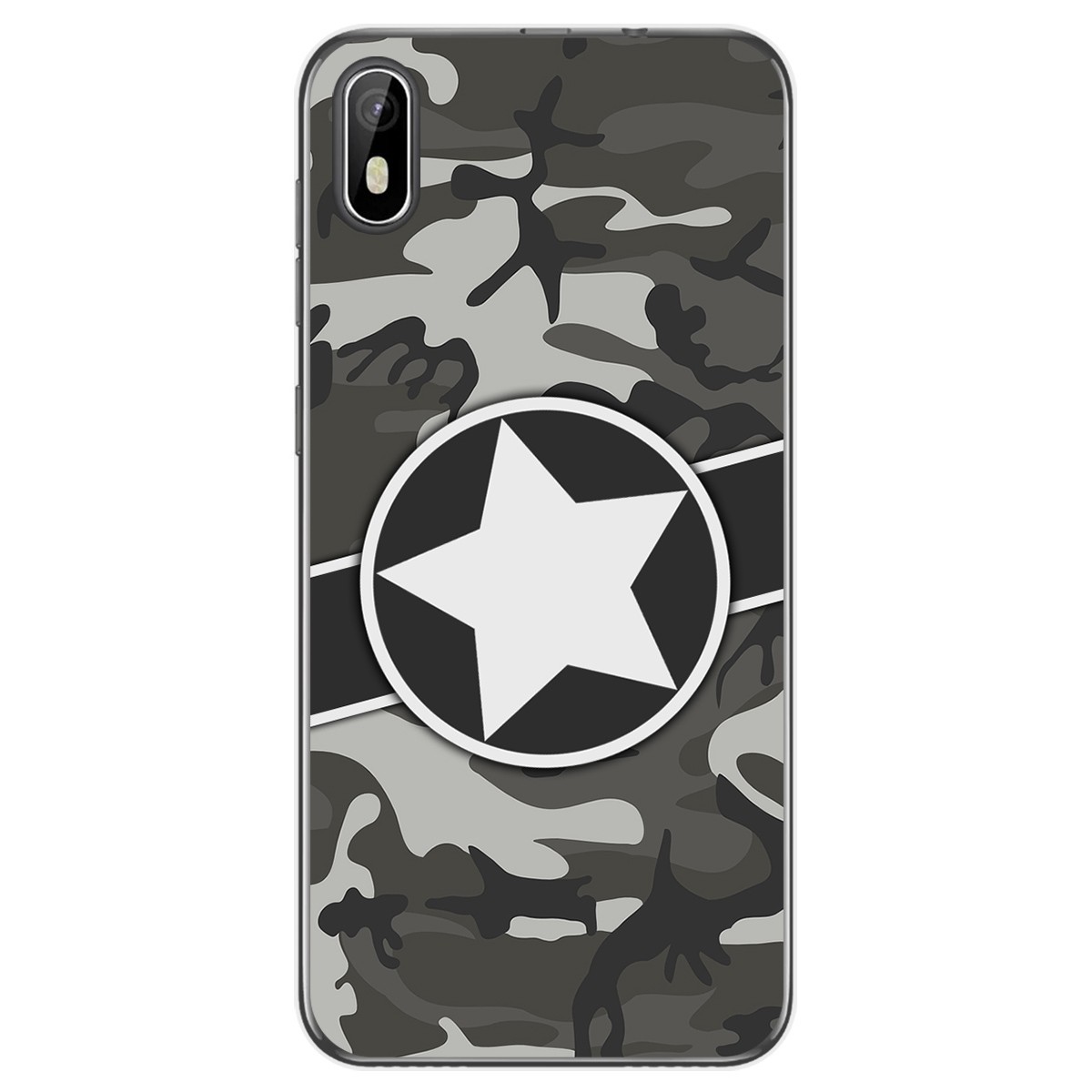 Funda Gel Tpu para Cubot J5 diseño Camuflaje 02 Dibujos