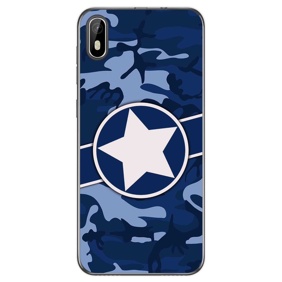 Funda Gel Tpu para Cubot J5 diseño Camuflaje 03 Dibujos