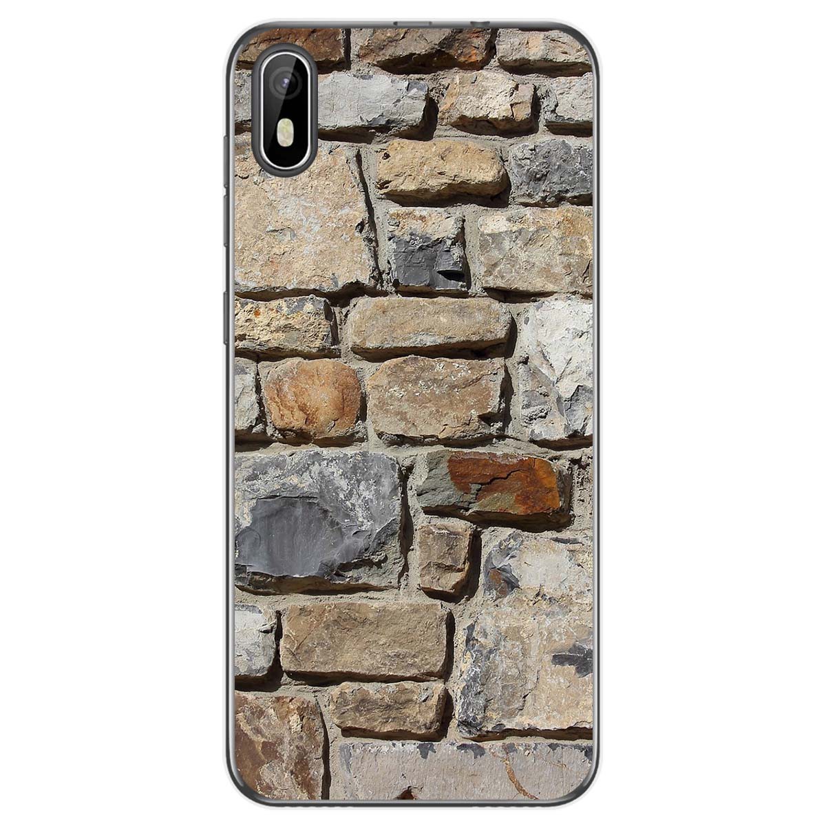 Funda Gel Tpu para Cubot J5 diseño Ladrillo 03 Dibujos