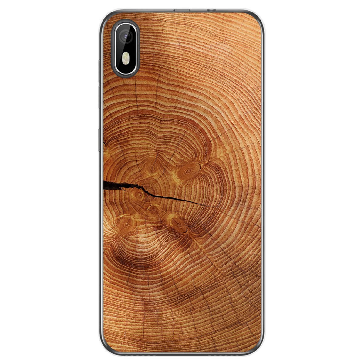 Funda Gel Tpu para Cubot J5 diseño Madera 04 Dibujos