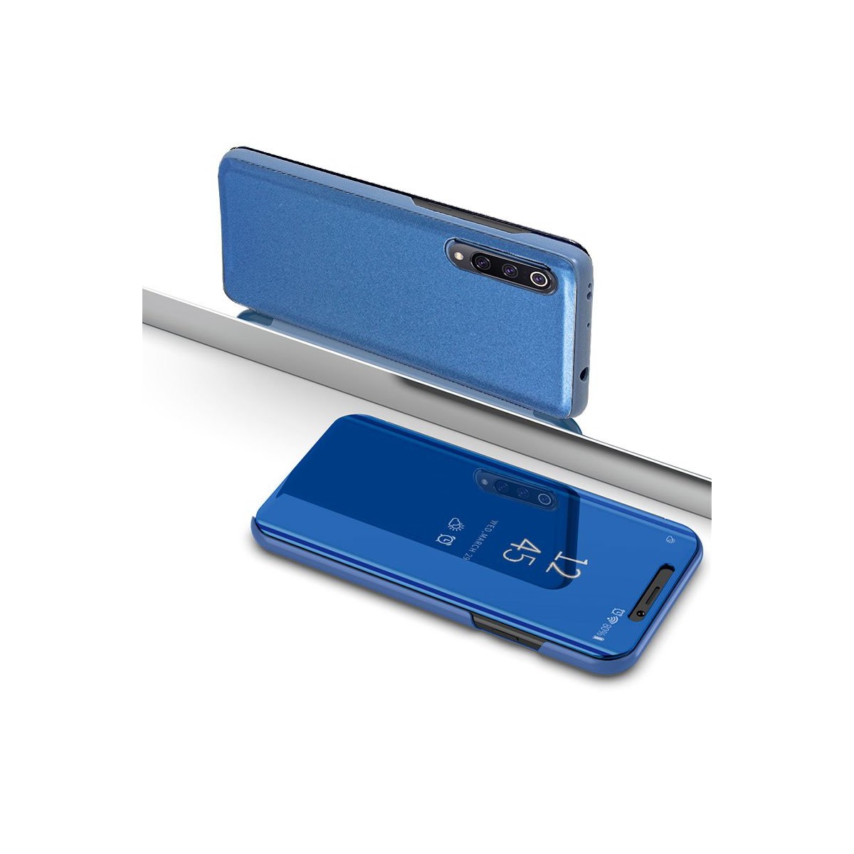 Funda Flip Cover Clear View para Xiaomi Mi A3 color Azul
