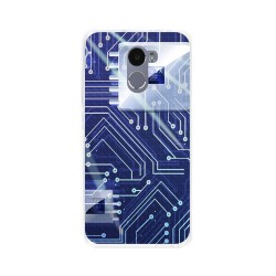 Funda Gel Tpu para Xiaomi Redmi 4 Diseño Circuito Dibujos