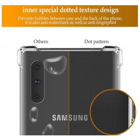 Funda Gel Tpu Anti-Shock Transparente para Samsung Galaxy Note10