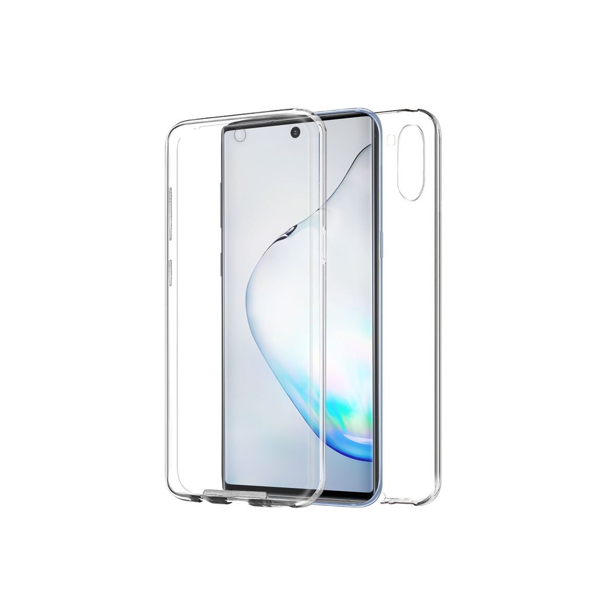Funda Completa Transparente Pc + Tpu Full Body 360 para Samsung Galaxy Note10+