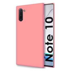 Funda Silicona Líquida Ultra Suave para Samsung Galaxy Note10 color Rosa