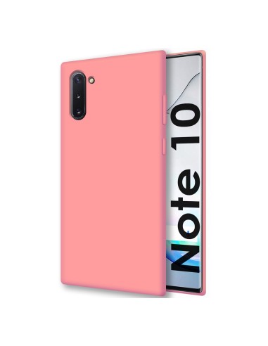 Funda Silicona Líquida Ultra Suave para Samsung Galaxy Note10 color Rosa