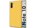 Funda Silicona Líquida Ultra Suave para Samsung Galaxy Note10 color Amarilla