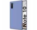 Funda Silicona Líquida Ultra Suave para Samsung Galaxy Note10 color Azul Celeste