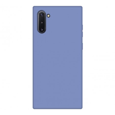Funda Silicona Líquida Ultra Suave para Samsung Galaxy Note10 color Azul Celeste