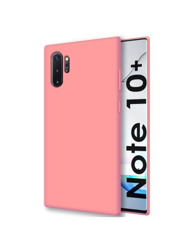 Funda Silicona Líquida Ultra Suave para Samsung Galaxy Note10+ color Rosa