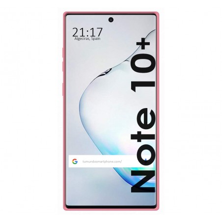 Funda Silicona Líquida Ultra Suave para Samsung Galaxy Note10+ color Rosa