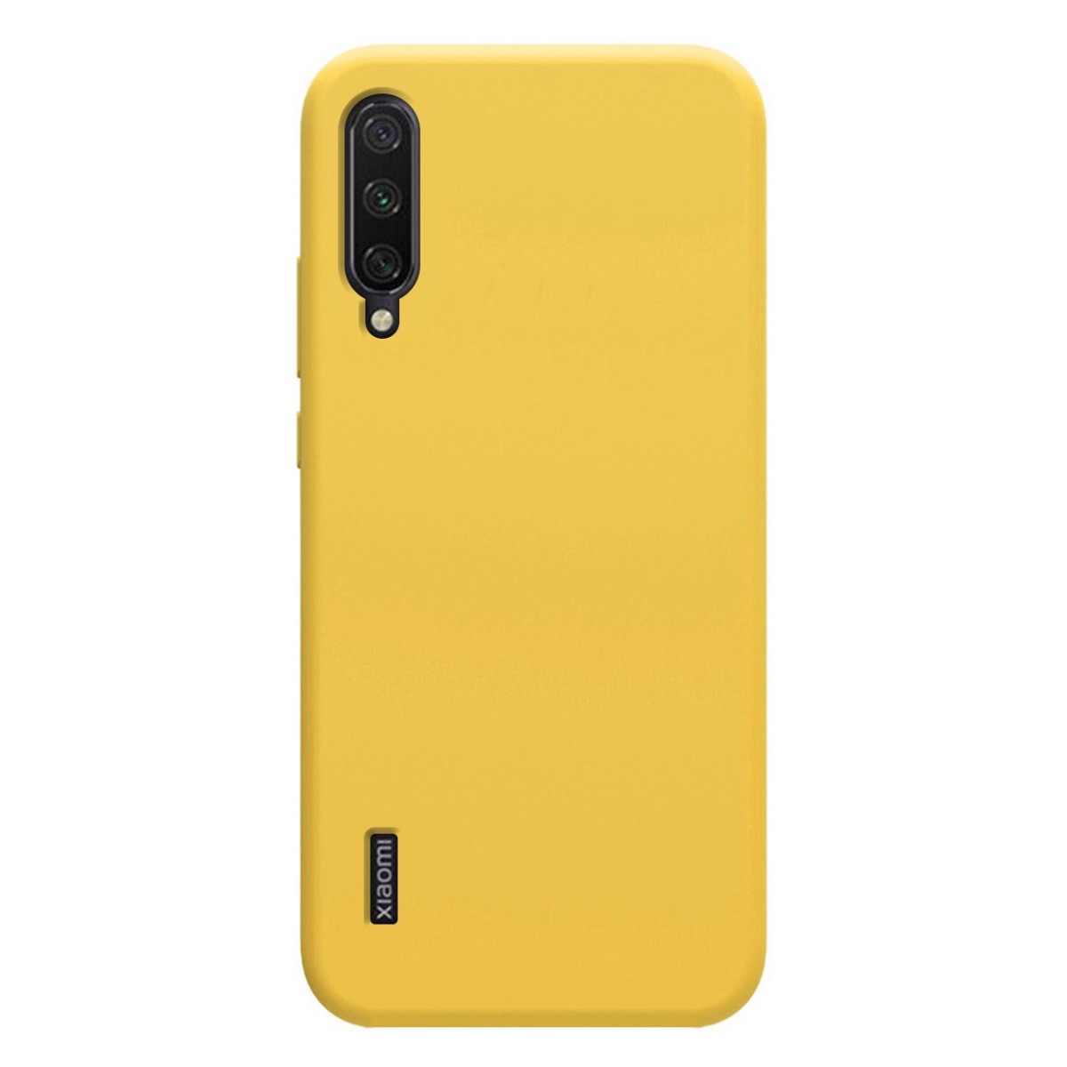 Funda Silicona Líquida Ultra Suave para Xiaomi Mi A3 color Amarilla
