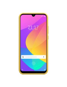 Funda Silicona Líquida Ultra Suave para Xiaomi Mi A3 color Amarilla
