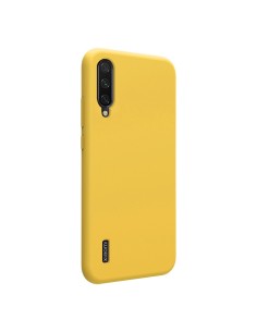 Funda Silicona Líquida Ultra Suave para Xiaomi Mi A3 color Amarilla