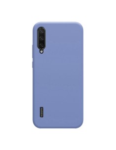 Funda Silicona Líquida Ultra Suave para Xiaomi Mi A3 color Azul Celeste