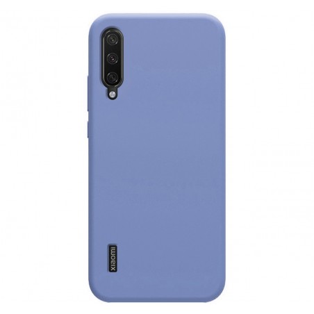 Funda Silicona Líquida Ultra Suave para Xiaomi Mi A3 color Azul Celeste