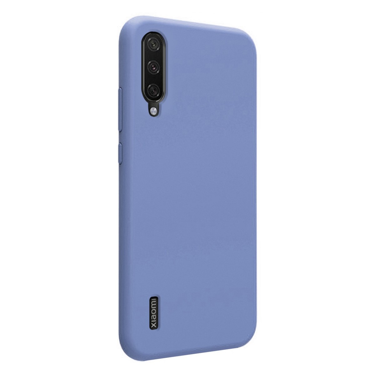 Funda Silicona Líquida Ultra Suave para Xiaomi Mi A3 color Azul Celeste