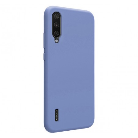 Funda Silicona Líquida Ultra Suave para Xiaomi Mi A3 color Azul Celeste