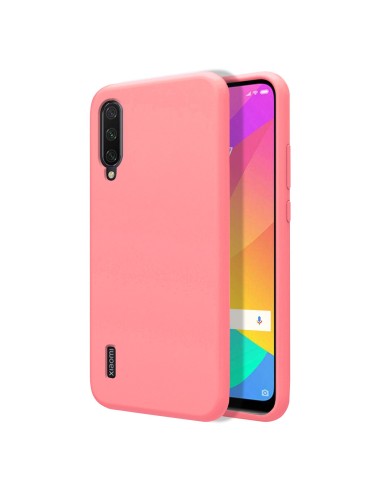 Funda Silicona Líquida Ultra Suave para Xiaomi Mi A3 color Rosa