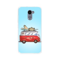 Funda Gel Tpu para Xiaomi Redmi 4 Diseño Furgoneta Dibujos