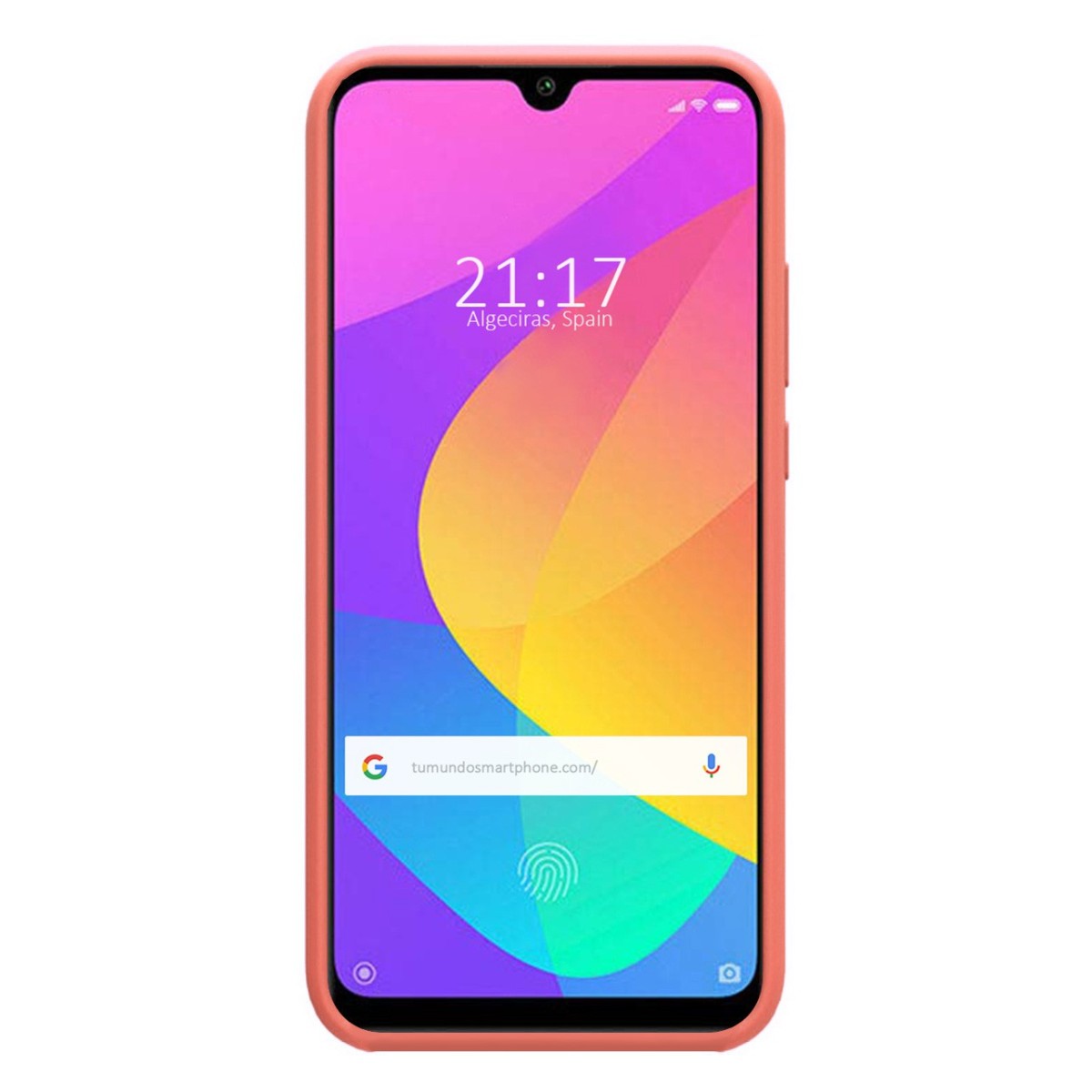Funda Silicona Líquida Ultra Suave para Xiaomi Mi A3 color Rosa
