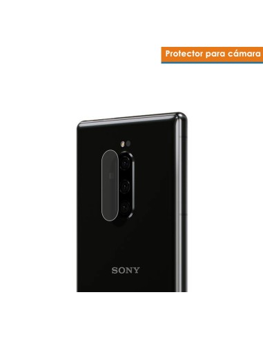 Protector Cristal Templado Cámara Trasera para Sony Xperia 1 Vidrio
