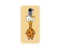 Funda Gel Tpu para Xiaomi Redmi 4 Diseño Jirafa Dibujos