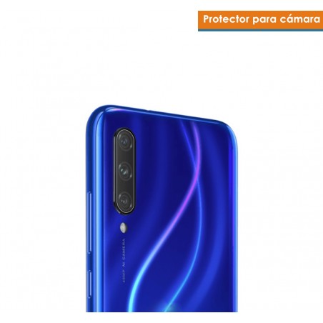Protector Cristal Templado Cámara Trasera para Xiaomi Mi A3 Vidrio