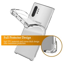 Funda Gel Tpu Anti-Shock Transparente para Samsung Galaxy Note10+ 2