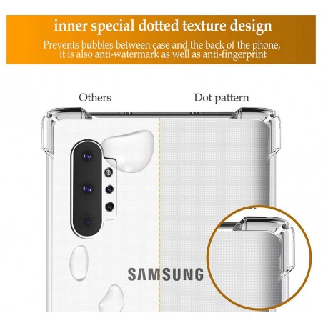 Funda Gel Tpu Anti-Shock Transparente para Samsung Galaxy Note10+