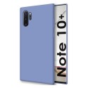 Funda Silicona Líquida Ultra Suave para Samsung Galaxy Note10+ color Azul Celeste