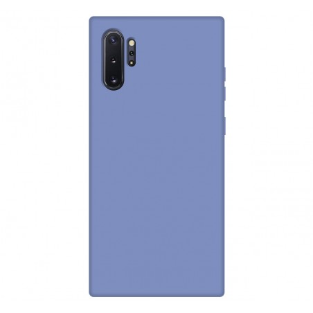 Funda Silicona Líquida Ultra Suave para Samsung Galaxy Note10+ color Azul Celeste
