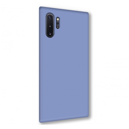 Funda Silicona Líquida Ultra Suave para Samsung Galaxy Note10+ color Azul Celeste