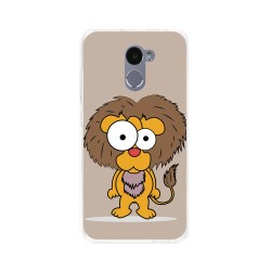 Funda Gel Tpu para Xiaomi Redmi 4 Diseño Leon Dibujos