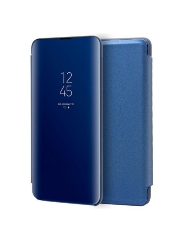 Funda Flip Cover Clear View para Samsung Galaxy Note10+ color Azul