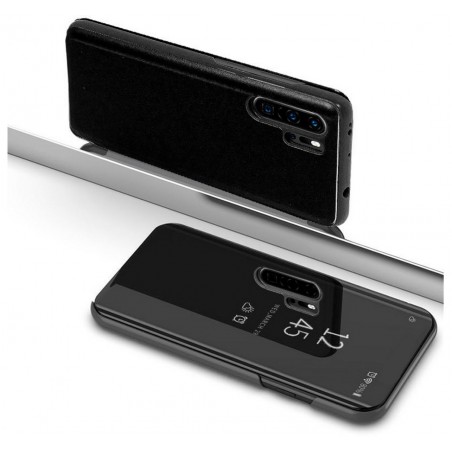 Funda Flip Cover Clear View para Samsung Galaxy Note10+ color Negra