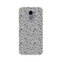 Funda Gel Tpu para Xiaomi Redmi 4 Diseño Letras Dibujos