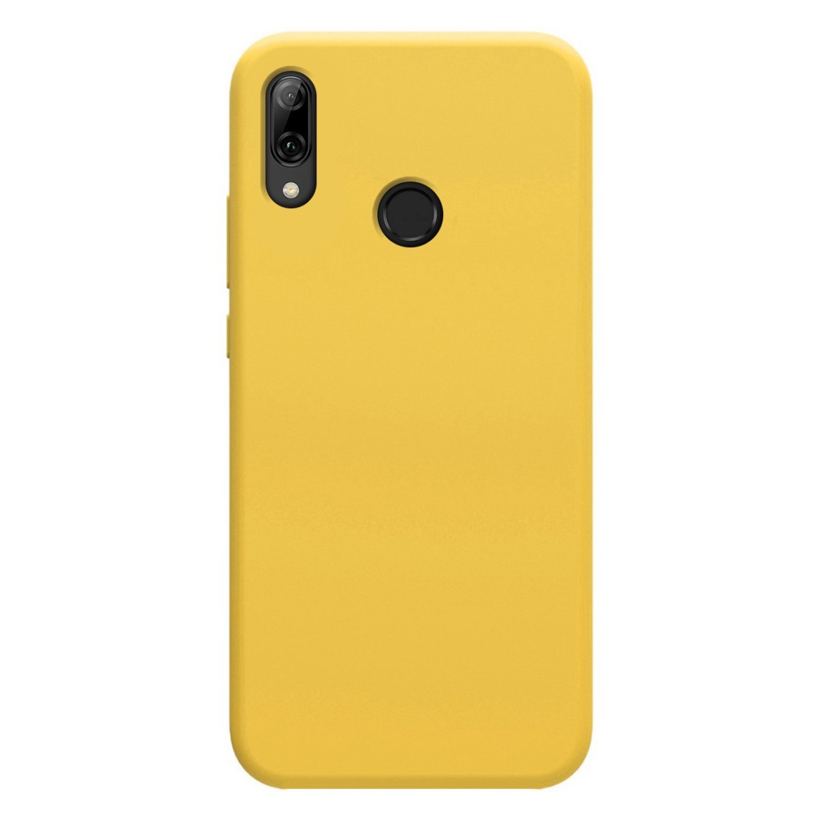 Funda Silicona Líquida Ultra Suave para Huawei P Smart 2019 / Honor 10 Lite color Amarilla