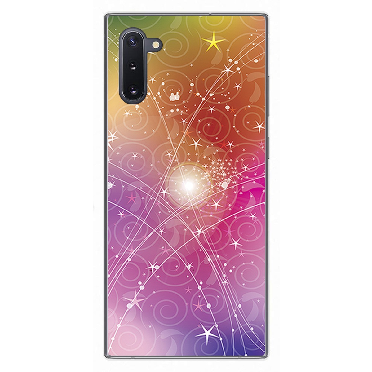 Funda Gel Tpu para Samsung Galaxy Note10 diseño Abstracto Dibujos