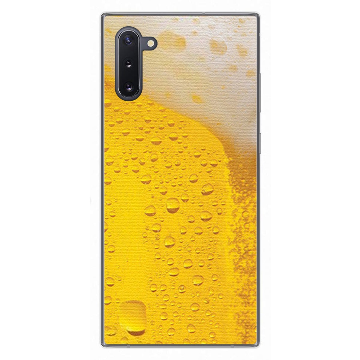 Funda Gel Tpu para Samsung Galaxy Note10 diseño Cerveza Dibujos