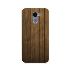 Funda Gel Tpu para Xiaomi Redmi 4 Diseño Madera Dibujos