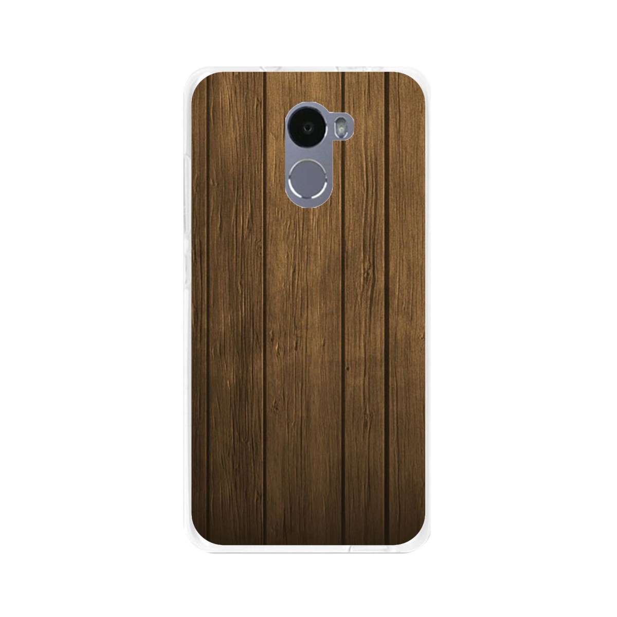 Funda Gel Tpu para Xiaomi Redmi 4 Diseño Madera Dibujos
