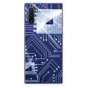 Funda Gel Tpu para Samsung Galaxy Note10 diseño Circuito Dibujos