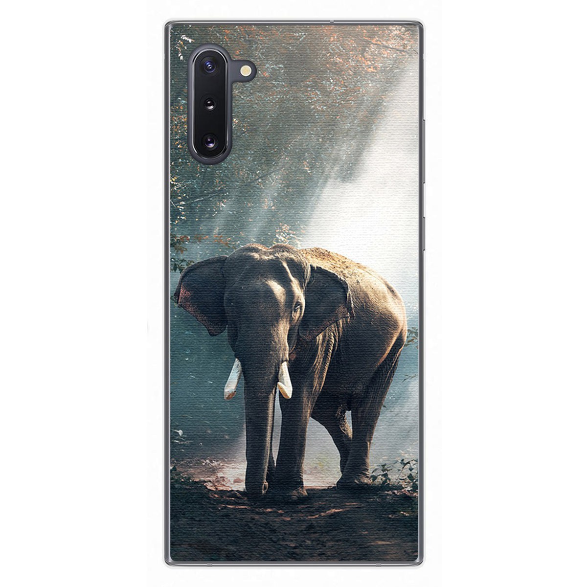 Funda Gel Tpu para Samsung Galaxy Note10 diseño Elefante Dibujos