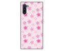 Funda Gel Tpu para Samsung Galaxy Note10 diseño Flores Dibujos
